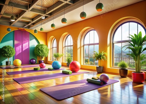 Modern Boutique Fitness Studio - Yoga Pilates - Rounded Arch Design photo