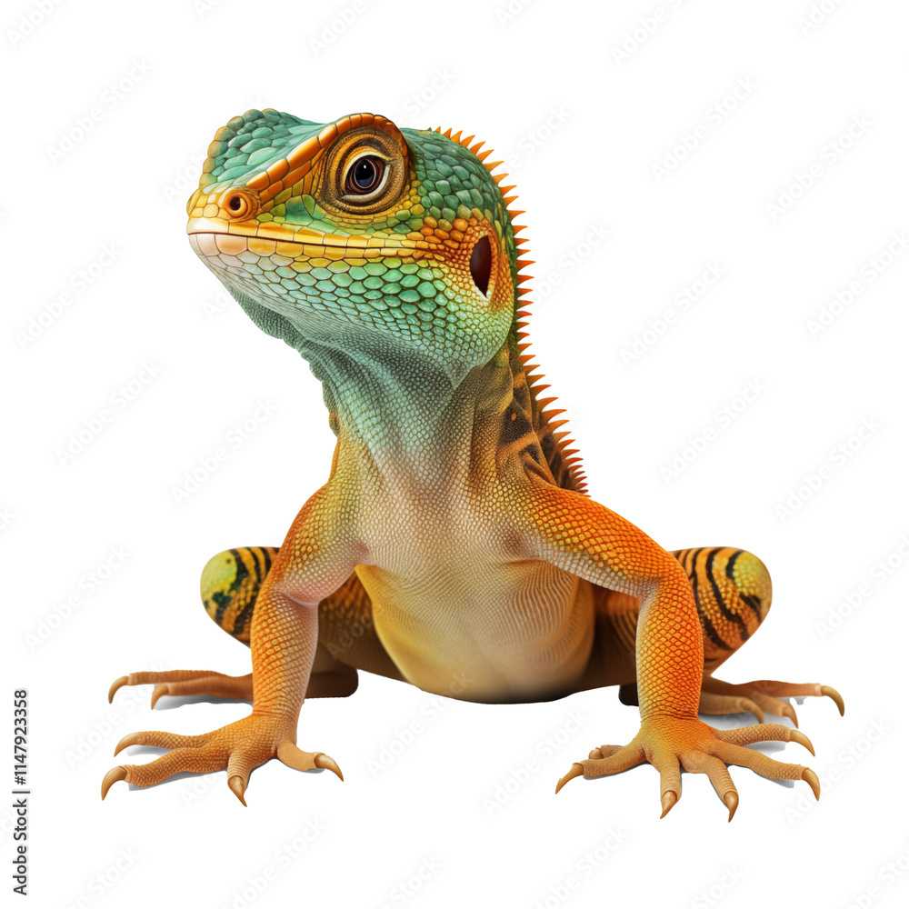 Obraz premium iguana transparent background