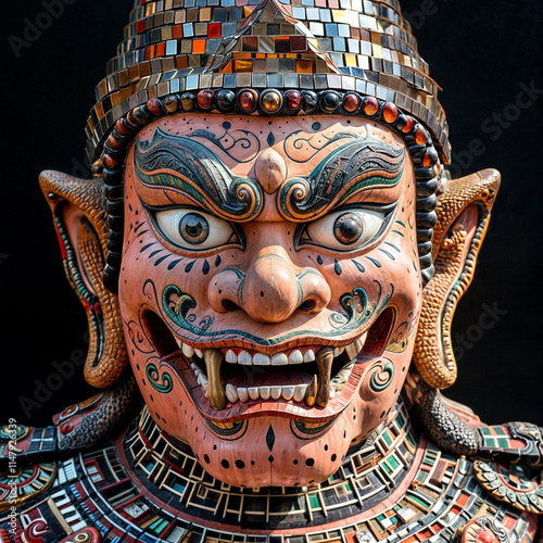 Guardian Statue of a figure from Thai mythology