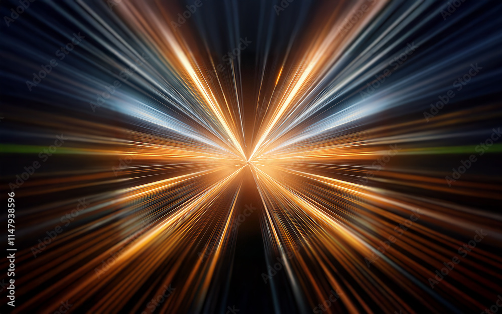 A burst of light streaks across a black background, radiating outwards in a starburst pattern. A burst of light streaks across a black background, radiating outwards in a starburst pattern.