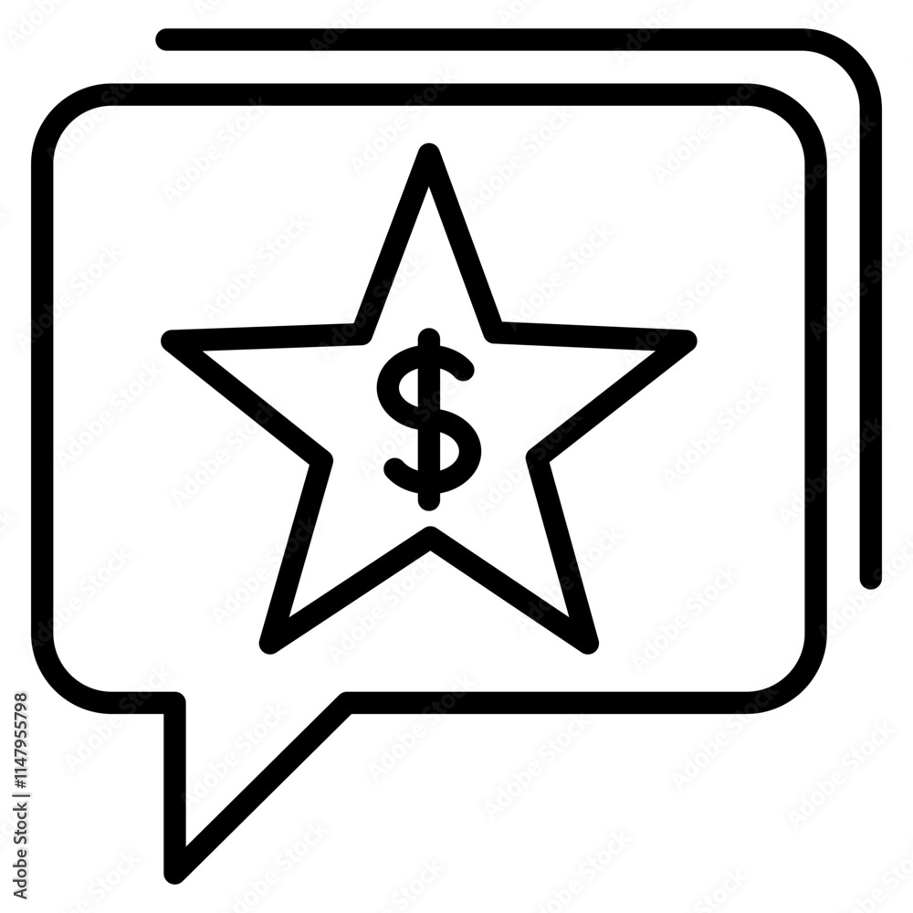 Obraz premium benefits dingle icon