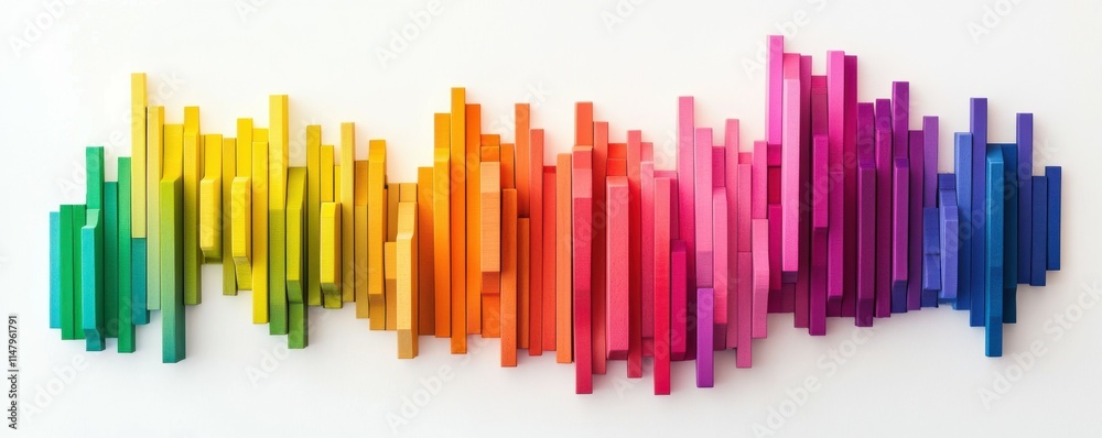colorful wooden blocks graph on white background, vibrant hues form abstract representation of data, emphasizing creativity and playfulness in design colorful wooden blocks graph on white background, vibrant hues form abstract representation of data, emphasizing creativity and playfulness in design