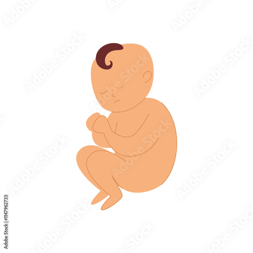 Illustration of baby cartoon