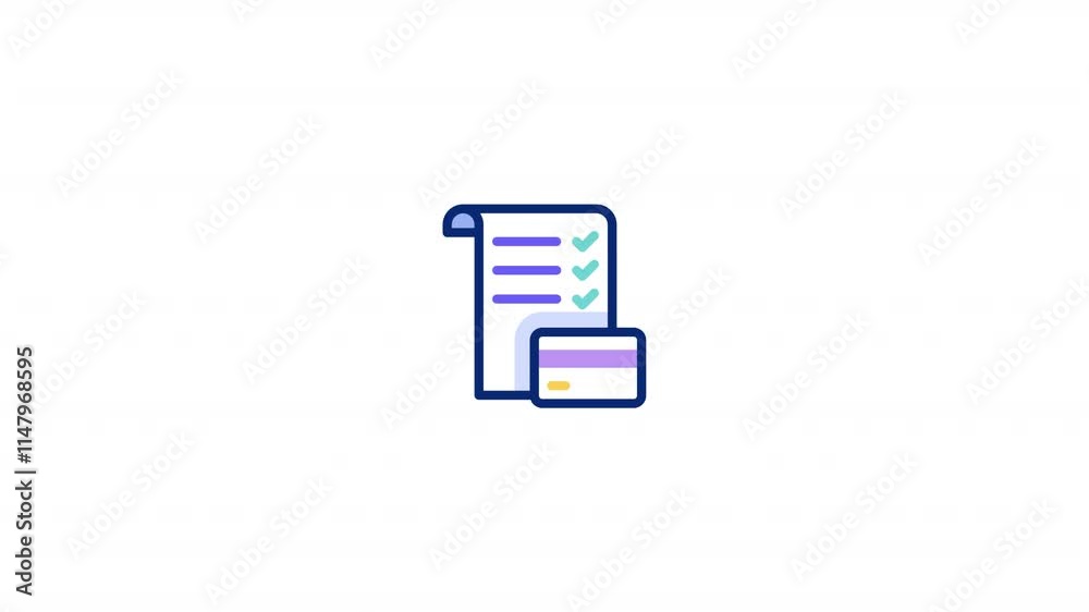 Checklist Animated Icon With Alpha Channel Checklist Animated Icon With Alpha Channel