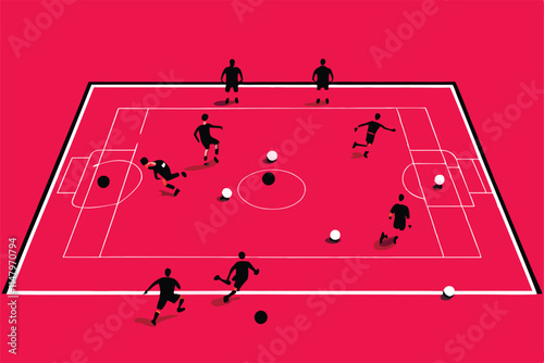 Tactical football diagram illustrating a set-piece strategy, focusing on defender number one's positioning and role.