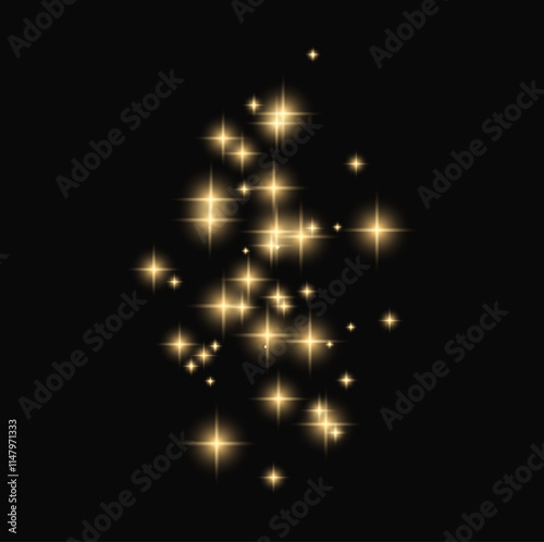 digital overlay of starlight and galaxy sparkles, ideal for night sky photo edits—perfect for Photoshop backgrounds, action effects, and space-themed designs.