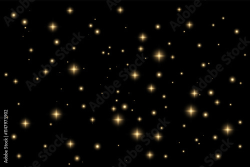 festive abstract gold glow with stardust, shimmer, and bokeh—perfect for Christmas or holiday banners that blend luxury, magic, and sparkling elegance