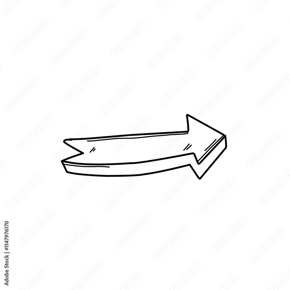 right arrow sketch right arrow sketch