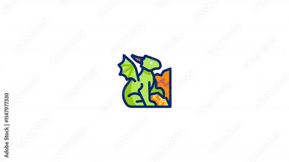 Dragon Tale Animated Icon With Alpha Dragon Tale Animated Icon With Alpha