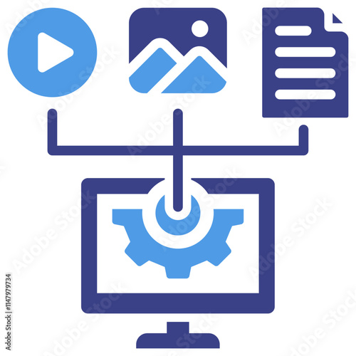 Content Management System Icon