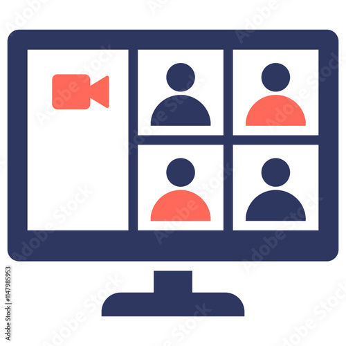 Video Conference Icon