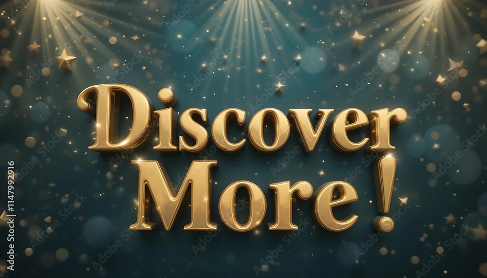 Discover More 3d text art illustration Discover More 3d text art illustration