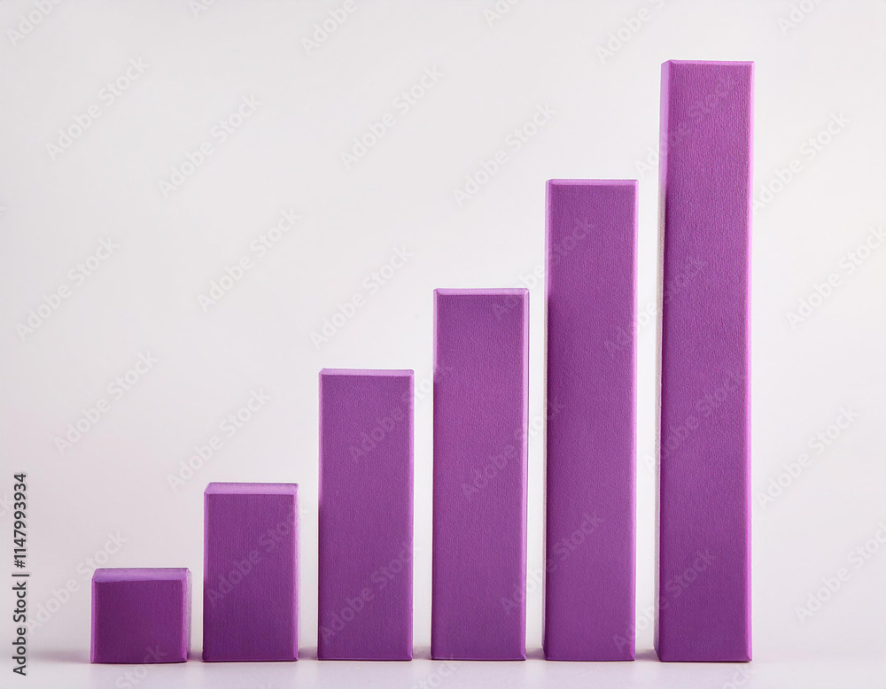 red and purple YouTube view growth chart on white background