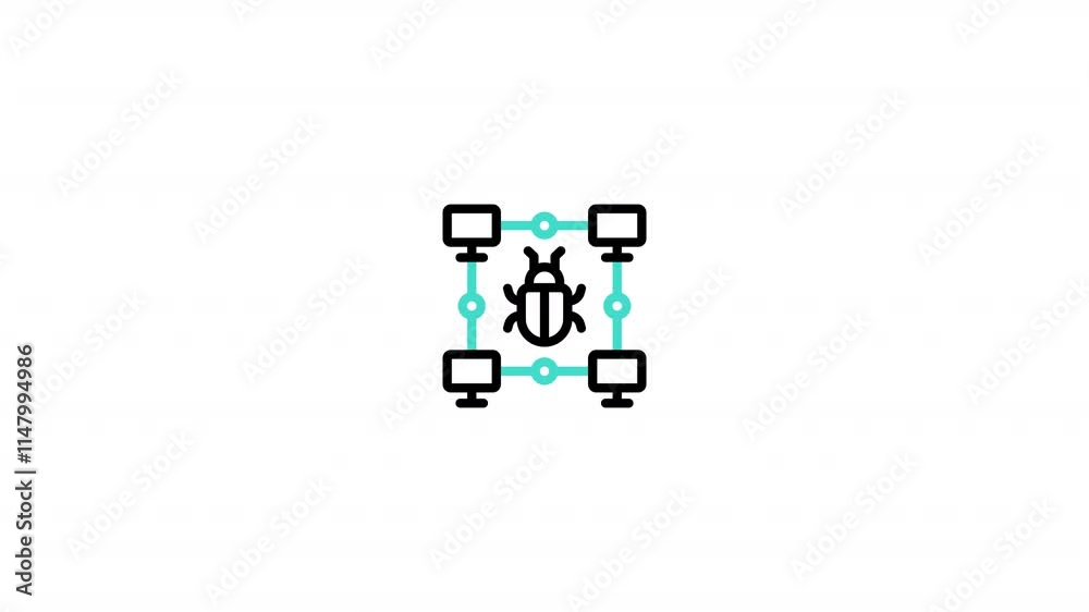 Malware Animated Icon With Alpha Malware Animated Icon With Alpha