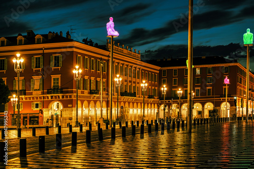 Place Masséna in Nizza beleuchtet photo