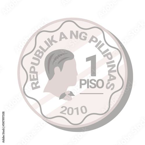 1 Piso Coin PHP