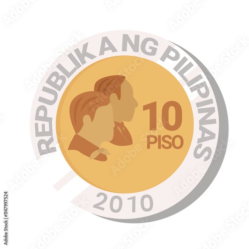 10 Piso Coin PHP