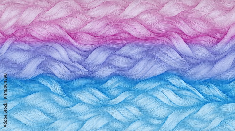Obraz premium Abstract Pastel Wave Pattern Background Texture