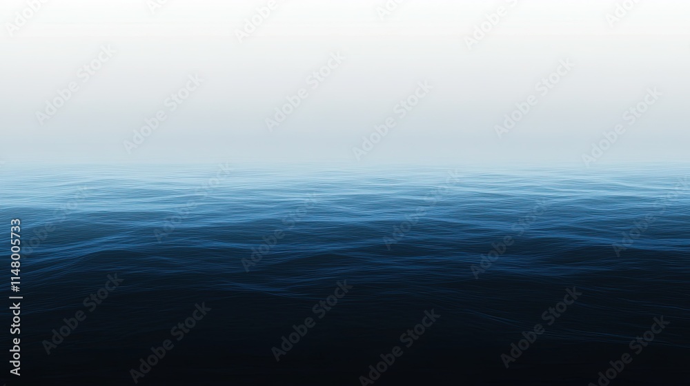 Obraz premium A smooth gradient of dark navy and light blue tones, blending seamlessly together.