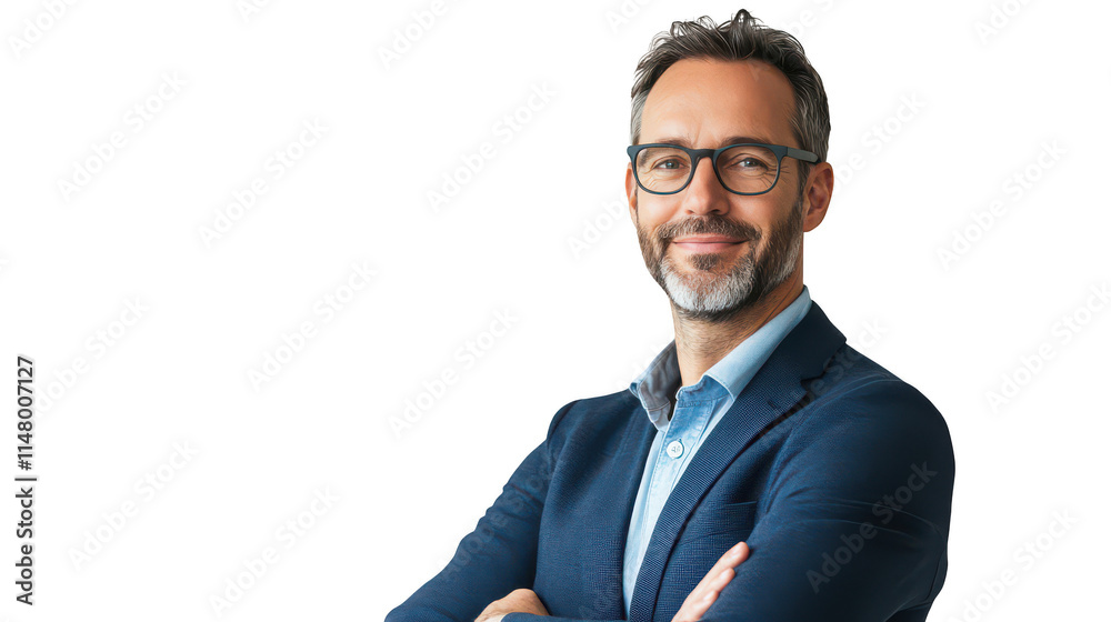 Professional Man in Smart Attire with Confident Smile Professional Man in Smart Attire with Confident Smile