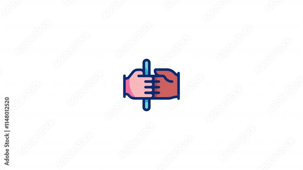 Relay Race Animated Icon With Alpha Relay Race Animated Icon With Alpha