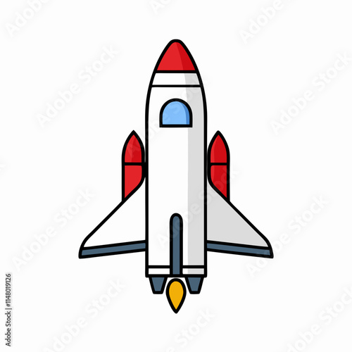 rocket in space