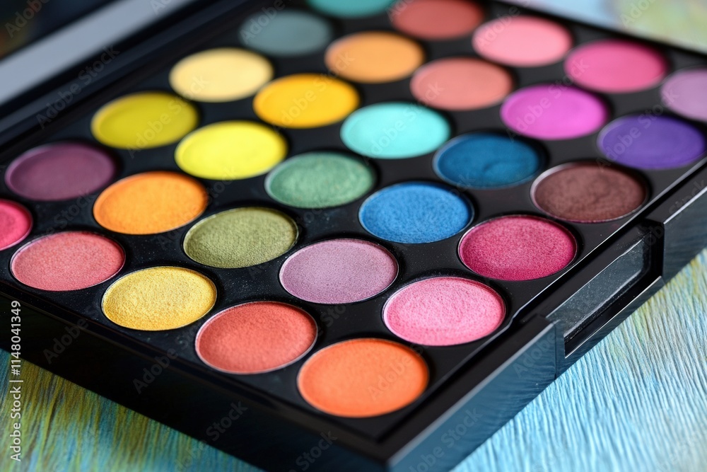 Set of colorful mineral eyeshadows Set of colorful mineral eyeshadows