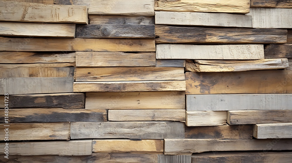 Rustic Wooden Wall Panel: A Textured Masterpiece of Reclaimed Wood Rustic Wooden Wall Panel: A Textured Masterpiece of Reclaimed Wood