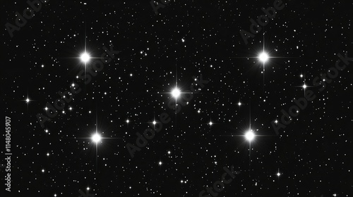 Wallpaper Mural Celestial Canvas A Night Sky with Bright Stars Torontodigital.ca