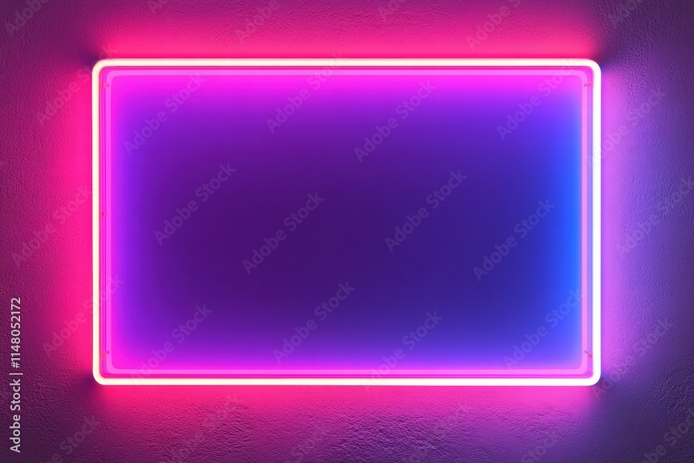 Vibrant Neon Frame with Pink and Blue Glow for Creative Backgrounds and Eye-Catching Displays in Modern Design and Artistic Presentations Vibrant Neon Frame with Pink and Blue Glow for Creative Backgrounds and Eye-Catching Displays in Modern Design and Artistic Presentations