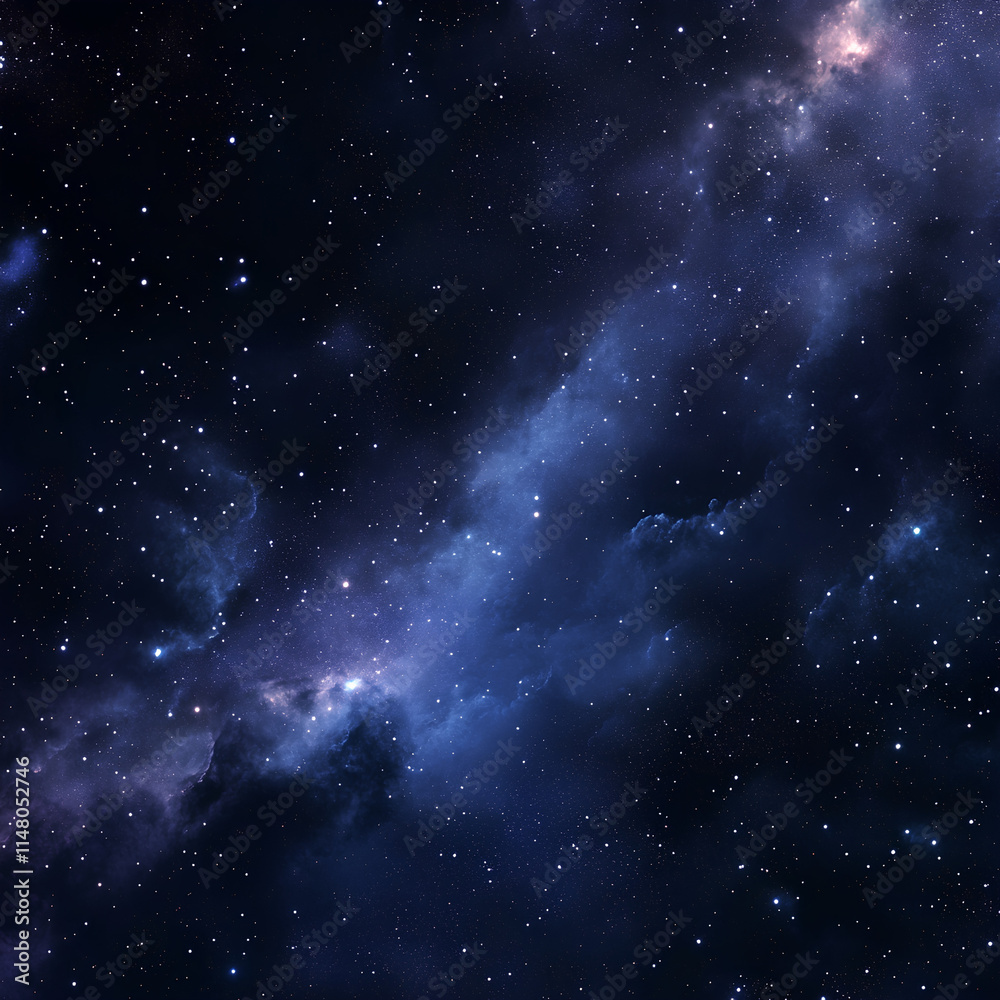 digital rendering of a nebula in space. The dominant colors are deep blues and purples, creating a sense of mystery and vastness. digital rendering of a nebula in space. The dominant colors are deep blues and purples, creating a sense of mystery and vastness.