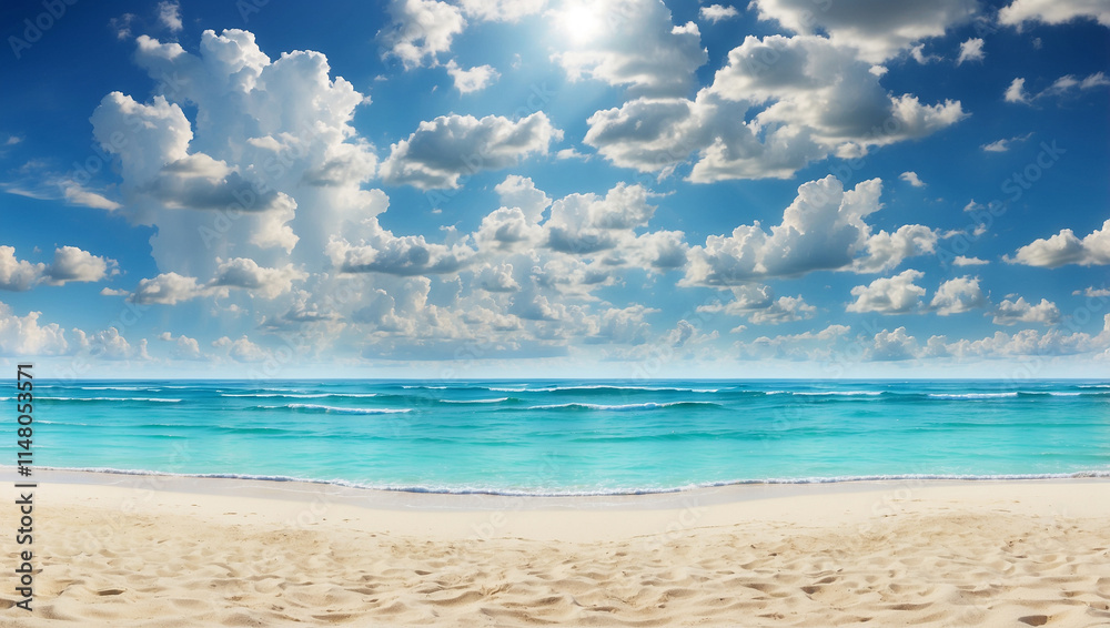 Obraz premium Tropical Beach Panorama