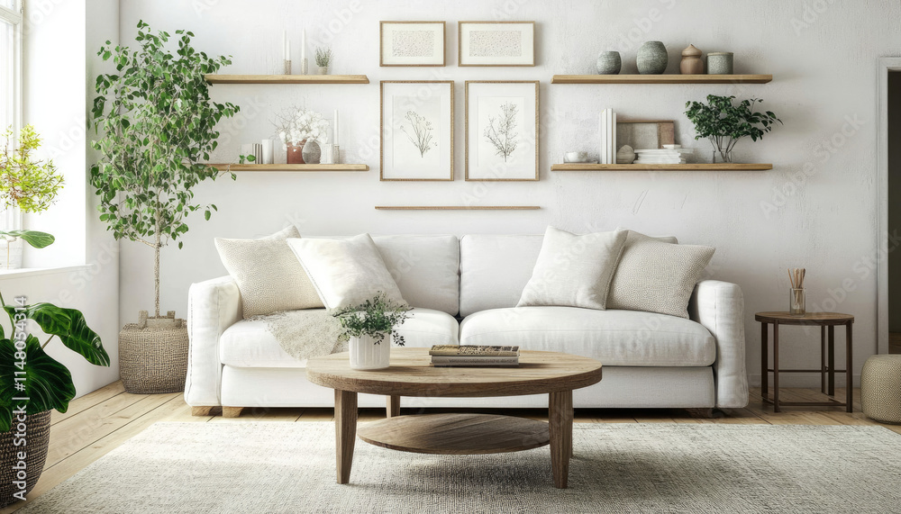 Obraz premium Modern bed room interior design