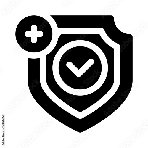 Safe glyph icon