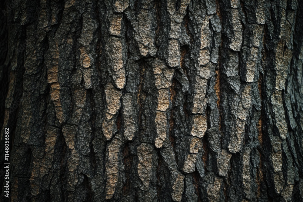 Close-Up View of Textured Tree Bark Displaying Intricate Patterns and Natural Lines, Perfect for Backgrounds or Nature-Themed Projects Relating to Ecology and Environment Close-Up View of Textured Tree Bark Displaying Intricate Patterns and Natural Lines, Perfect for Backgrounds or Nature-Themed Projects Relating to Ecology and Environment