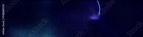Futuristic waves. Abstract background with dynamic waves. Connecting background. Abstract waves. Artificial intelligence. Technology 3D rendering