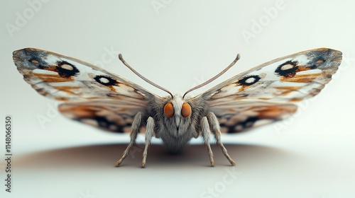 Laothoe populi / Sphinx du peuplier / Mâle