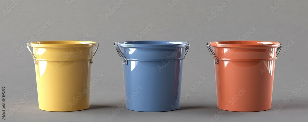 Plastic Bucket Mockup Plastic Bucket Mockup