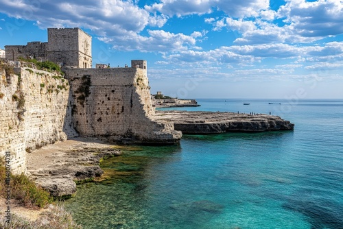 Old Barracks Visit in Apulia: Exploring Historical Site with Panoramic Sea View photo