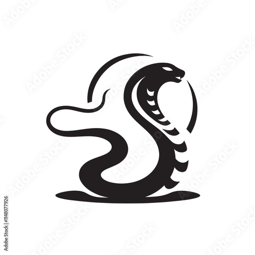 Cobra snake logo design.