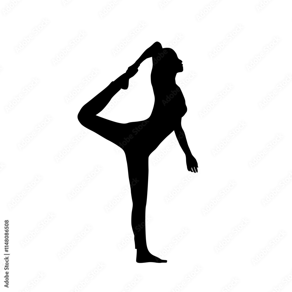 Elegant Yoga Poses Silhouette for Wellness Inspiration Elegant Yoga Poses Silhouette for Wellness Inspiration