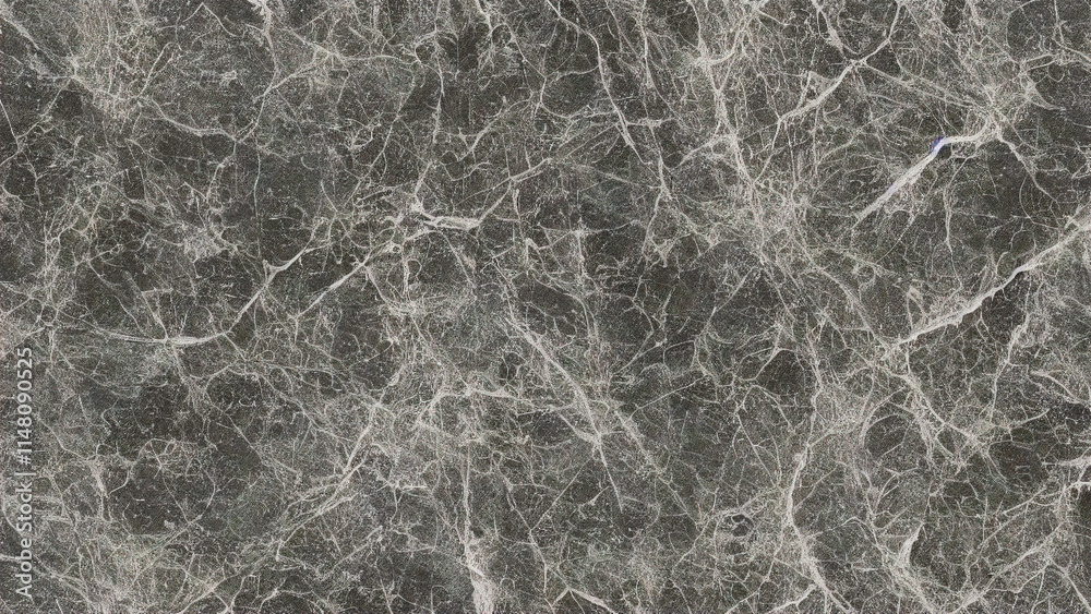 Fototapeta premium Dark marble texture with intricate white veining