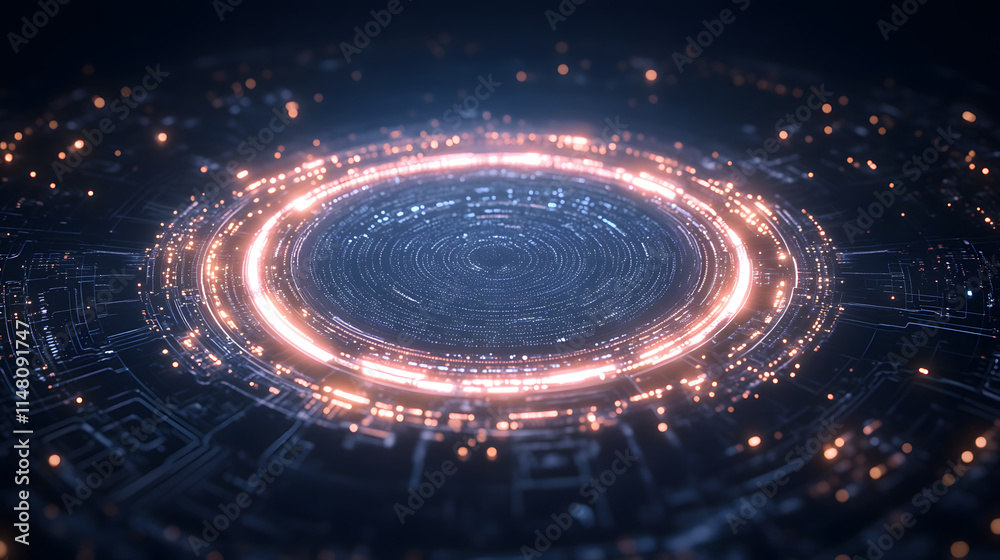 Futuristic digital background with glowing circuit board elements, ideal for technology, innovation, and cyber themes.
Futuristic digital background with glowing circuit board elements, ideal for technology, innovation, and cyber themes.