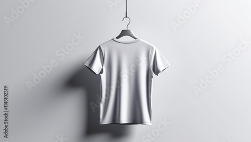 white shirt on a hanger