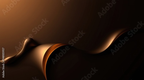 Warm swirls of dark chocolate create an inviting background that complements the comforting essence of hot chocolate, evoking a sense of indulgence