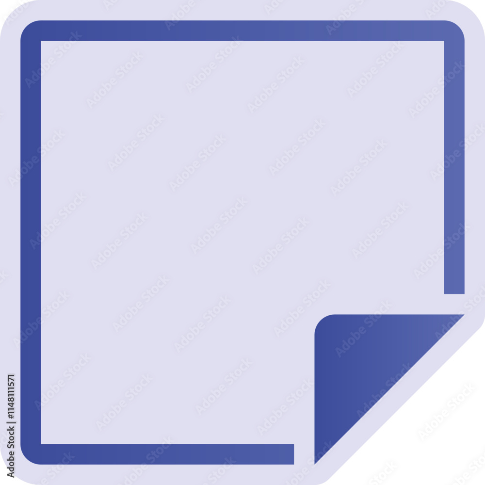 Simple vector icon sticker Simple vector icon sticker