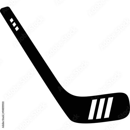 Simple vector icon hockey stick
