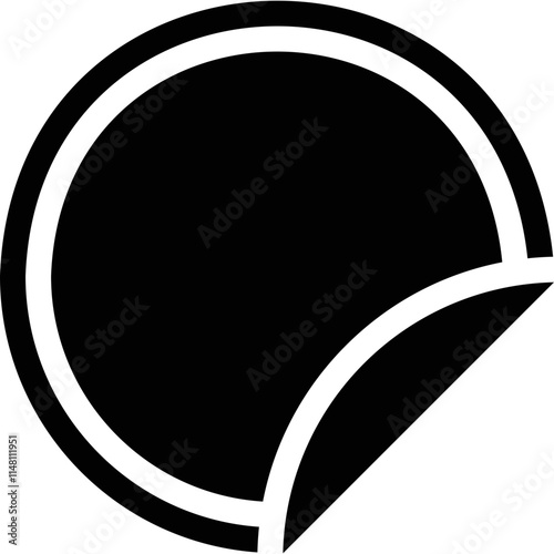 Simple vector icon sticker
