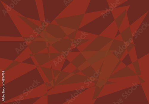 Fondo de triángulos rojos claros y oscuro