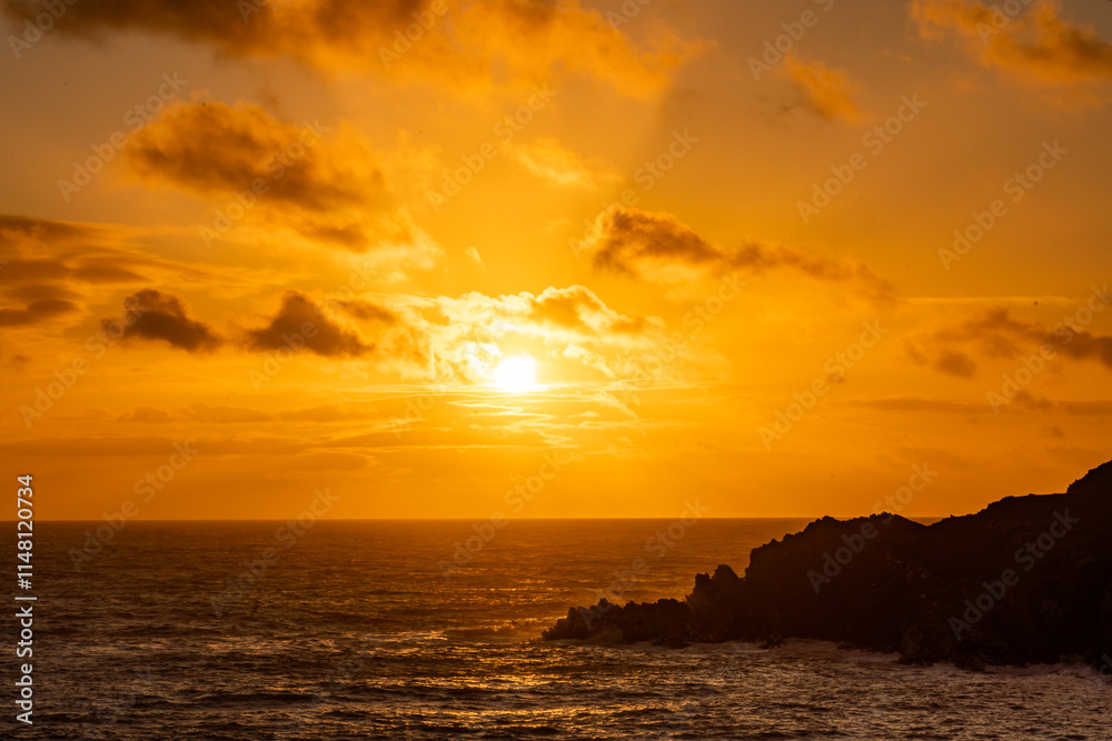 sunset at Porth Dafarch Isle oAnglesey sunset at Porth Dafarch Isle oAnglesey
